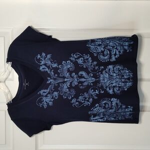 CL3-NY&C Vneck M Cap Sleeve T-shirt